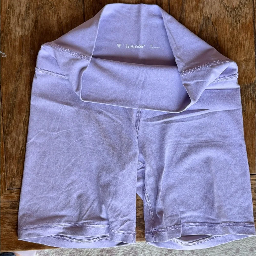 Aritzia Lavender Biker Shorts - Picture 2 of 2